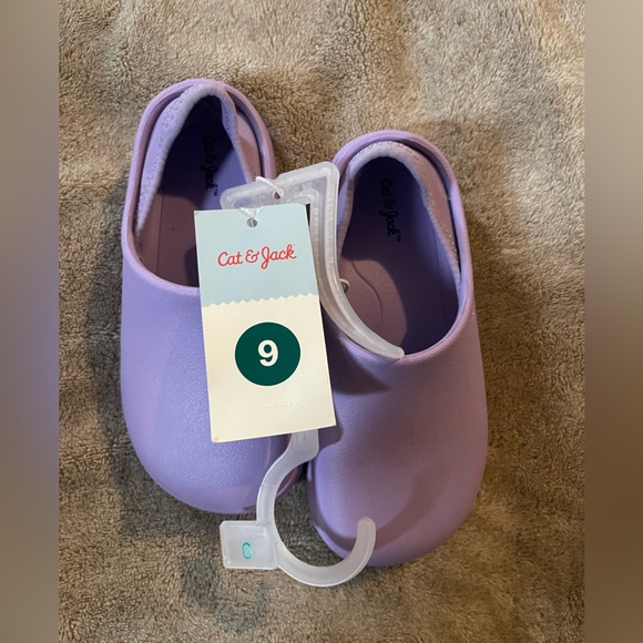 Cat & Jack Other - Cat & Jack Lavender Kids Slippers